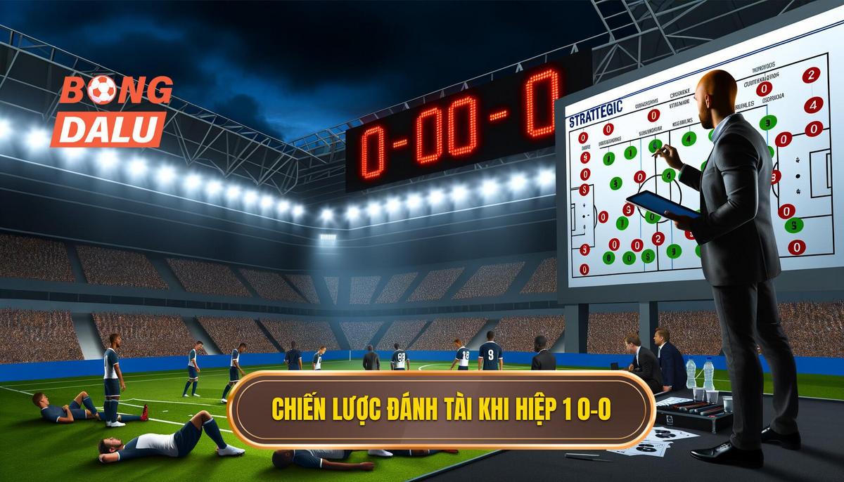 Chiến Lược Số 1_ Đánh Tài Khi Tỷ Số Hiệp 1 Là 0-0 (Hoặc 1-0)