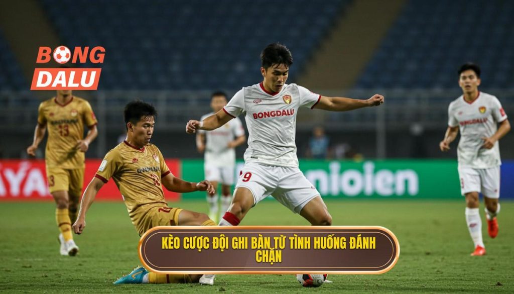 Kèo cược đội ghi bàn từ tình huống đánh chặn