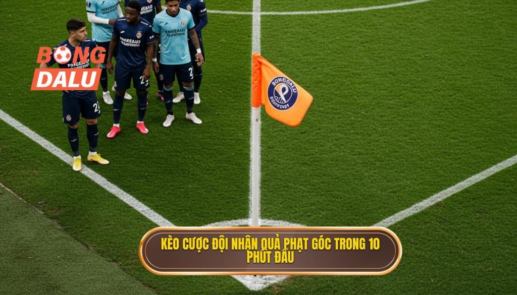 Kèo cược đội nhận quả phạt góc trong 10 phút đầu