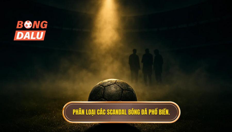 1. Phân loại các scandal bóng đá phổ biến.