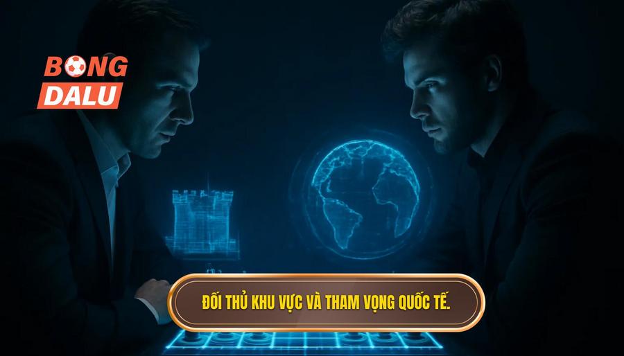 3. Đối thủ khu vực và tham vọng quốc tế.